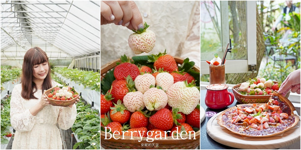 台北內湖│莓圃休閒農園採草莓的森林系餐廳，免預約免門票，冬季最浪漫行程